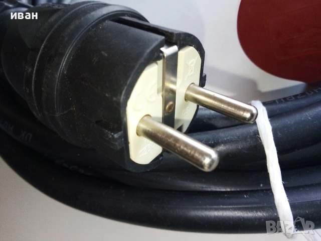 Удължител с гумиран кабел 3 х 2.5мм.- 10м.Нов, снимка 2 - Разклонители и удължители - 52585452