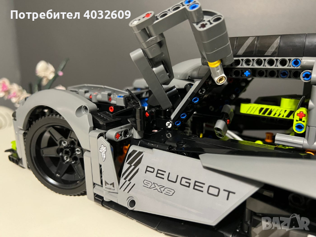 LEGO Technic PEUGEOT 9X8 24H Le Mans Hybrid Hypercar 1775 части, снимка 7 - Конструктори - 44796312