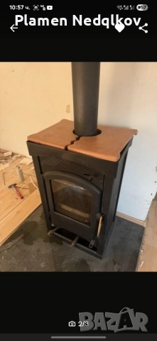 Продавам печка на дърва ., снимка 2 - Отоплителни печки - 51439888