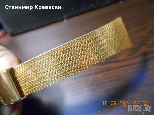 Gold color Watch Strap 20mm, снимка 3 - Каишки за часовници - 47609935