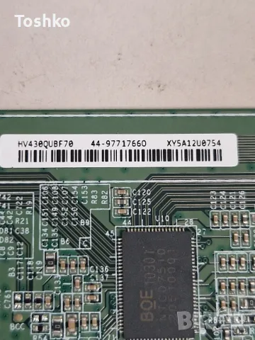 TOSHIBA 43UA2063DG 17MB170 17IPS72 HV430QUBF70 VES430QNDB-N2-N42, снимка 7 - Части и Платки - 47524080