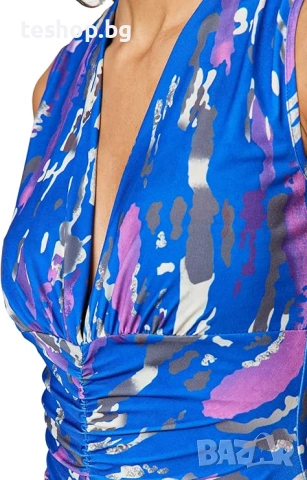 Дамска рокля Trendyol в тъмносиньо размер S, снимка 2 - Рокли - 53502906