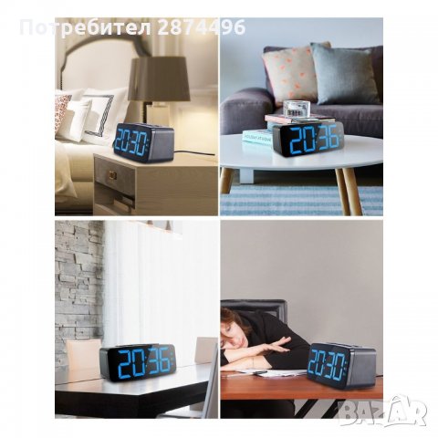 5230 Дигитален часовник с големи цифри, , снимка 6 - Други стоки за дома - 35762418