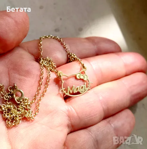 Детско колие, подарък за дете, сребърно детско колие, колие с анимационен герой, колие с име, снимка 4 - Колиета, медальони, синджири - 47700687