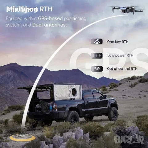 Нов GPS дрон NAFYRE N11 PRO с 4K UHD камера за възрастни и 90 минути време на полет, снимка 4 - Друга електроника - 56119658