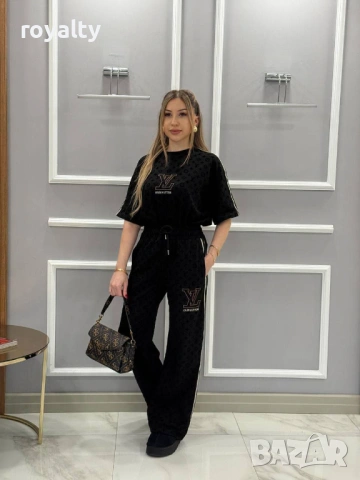 Louis Vuitton Черен Дамски Нов Комплект , снимка 2 - Комплекти - 53280486