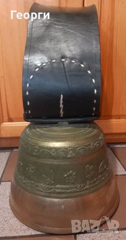 Голяма медна камбана , снимка 2 - Антикварни и старинни предмети - 41223208