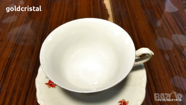 стар немски порцелан чаша за чай кафе, снимка 2 - Антикварни и старинни предмети - 29851265