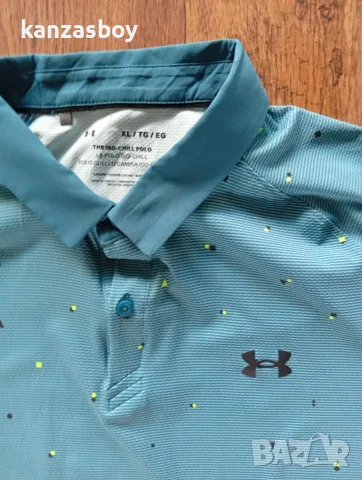 Under Armour Men's UA Iso Chill Printed Polo Shirt  - мъжка тениска р-р XL, снимка 3 - Тениски - 56122111