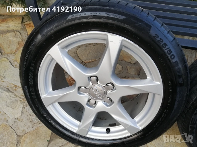 Здравейте! Продавам лети джанти за Ауди А4, снимка 5 - Гуми и джанти - 53747636