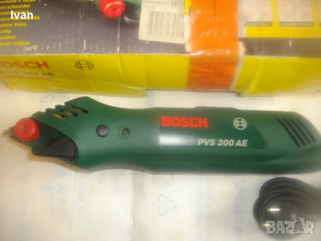 Швейцарски ел. двустранен мини лентов шлайф BOSCH Made in SWITZERLAND шлайфане труднодостъпни места