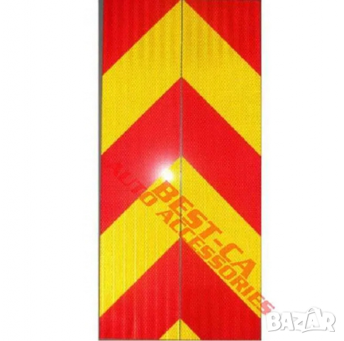 Комплект 2 броя светлоотразителна лена тип пчелна пита 57х13 см., снимка 2 - Аксесоари и консумативи - 36294172