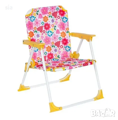 Детски стол, сгъваем, розов, 37x35x46cm