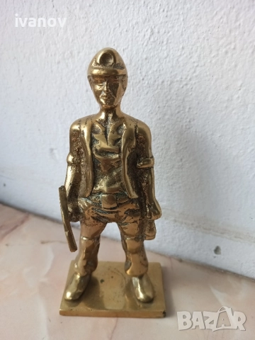 Бронзова пластика - миньор, снимка 7 - Колекции - 51917858