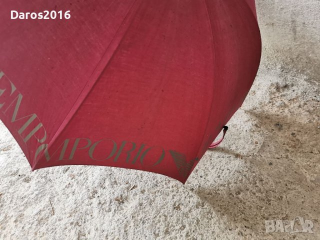 Оригинален винтидж чадър Armani, снимка 4 - Други ценни предмети - 41360592