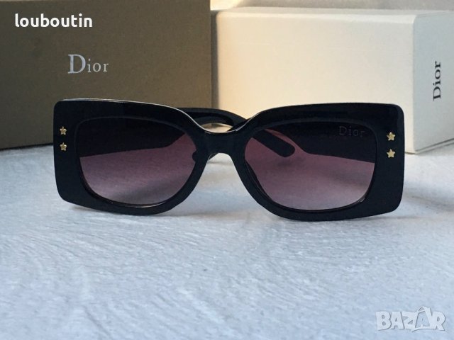 Dior 2023 дамски слънчеви очила правоъгълни 2 цвята, снимка 7 - Слънчеви и диоптрични очила - 41957333