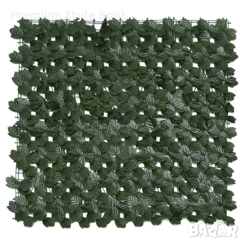 Изкуствен жив плет "Бръшлян" 1х3м – Декоративна ограда за балкон и градина с UV защита, снимка 7 - Огради и мрежи - 53833188