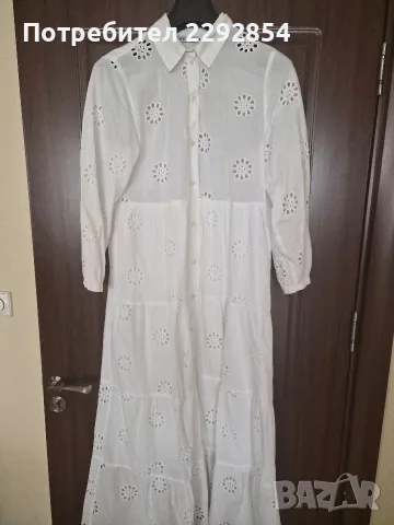 Zara -M бяла рокля
