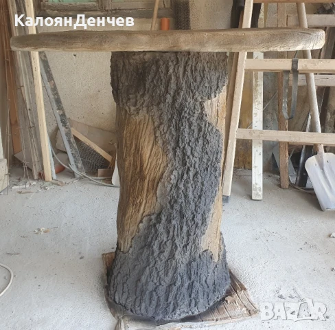 Масичка от щампован бетон , снимка 5 - Градински мебели, декорация  - 51298950