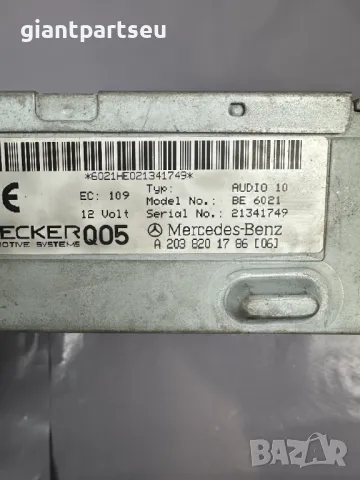 CD RADIO СД РАДИО за Мерцедес Mercedes-benz W203 A2038201786, снимка 3 - Части - 49214848