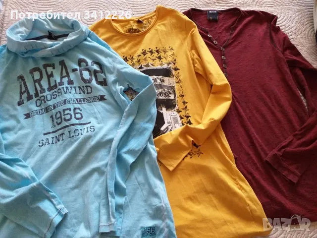 Мъжка блуза лот 3 бр. s.Oliver, Smog М ,S/M, снимка 2 - Спортни дрехи, екипи - 48129646