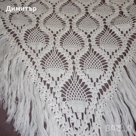 Дамски плетен шал тоалет 