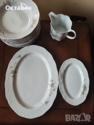 Порцеланов сервиз за хранене , снимка 14 - Сервизи - 53481216