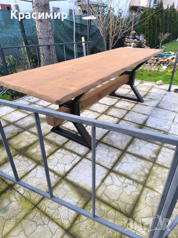 Дървени Трапезни Маси , снимка 2 - Маси - 52818163