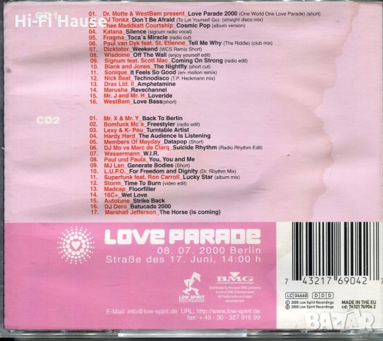 One worldnes-Love parade-cd2, снимка 2 - CD дискове - 36036651