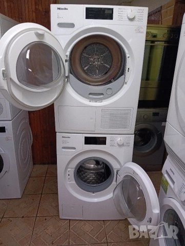 Комплект пералня и сушилня с термопомпа Миеле Miele Modern Life Т1 и W1 Made in Germany Гаранция!, снимка 2 - Перални - 52580157
