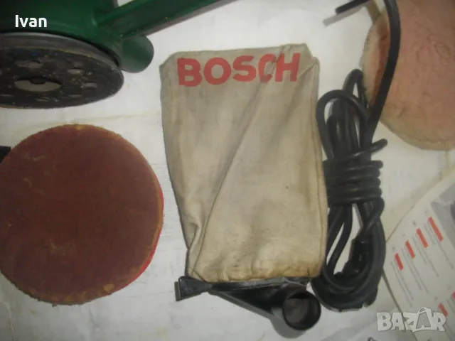 ШВЕЙЦАРСКИ ОРИГИНАЛЕН BOSCH PEX115А КРЪГЪЛ ЕКСЦЕНТЪР ВИБРОШЛАЙФ ШЛИФОВЪЧЕН ПЪЛЕН КОМПЛЕКТ АКСЕСОАРИ , снимка 6 - Други инструменти - 48922238