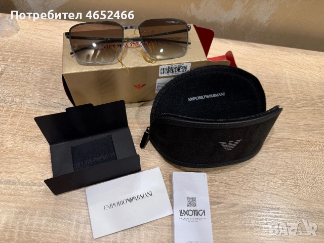 Нови слънчеви очила Emporio Armani – оригинал, пълен комплект