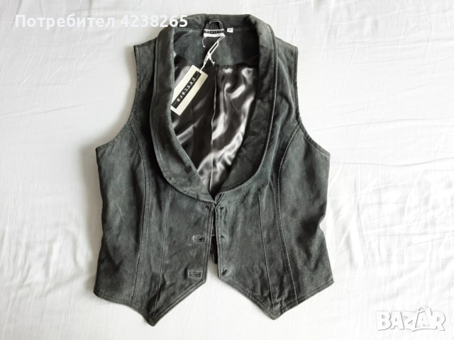 eлек нов "Pescara" естествена кожа-велур 