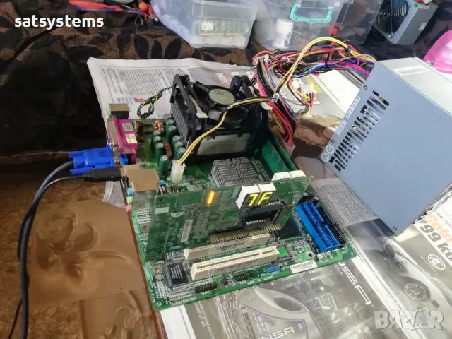 Дънна платка EPoX EP-4GVMI Socket 478 CPU+FAN+RAM, снимка 8 - Дънни платки - 47858566