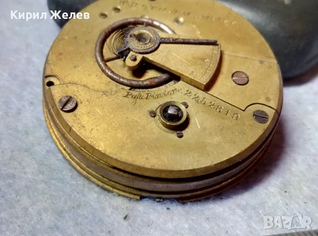 WALTHAM. MASS. МЕХАНИЗЪМ от СТАР РЯДЪК МОДЕЛ ВИКТОРИАНСКИ КОЛЕКЦИОНЕРСКИ ДЖОБЕН ЧАСОВНИК 19703, снимка 6 - Антикварни и старинни предмети - 48618664
