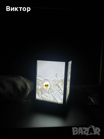 Нощна лампа литофан с ваша снимка, снимка 4 - Декорация за дома - 44914924