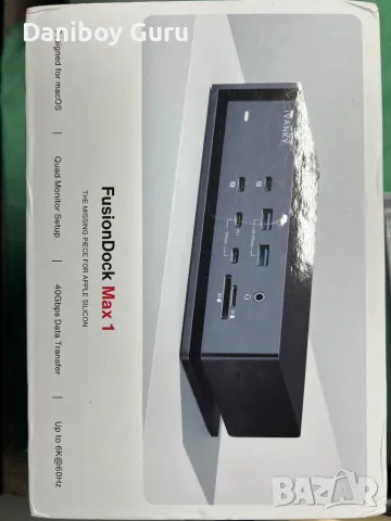 iVANKY FusionDock Max 1 Съвместим с Thunderbolt 4, докинг станция за монитор 20-в-1 Quad 6K@60Hz, 40, снимка 11 - Клавиатури и мишки - 49054670