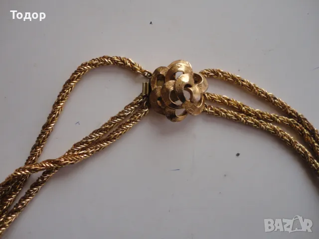 Невероятно позлатено колие 5, снимка 3 - Колиета, медальони, синджири - 47423922