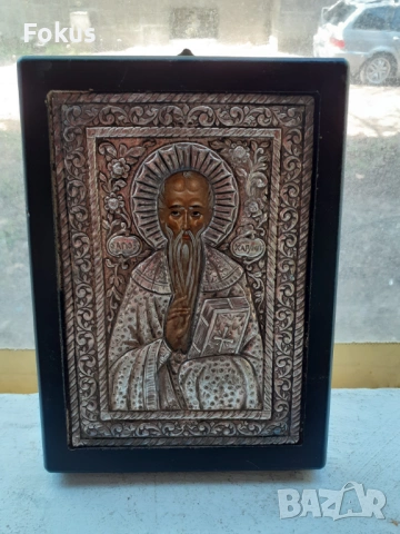 Голяма сребърна икона със сертификат 950