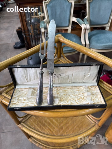 Комплектпосребрени прибори WMF - 1920г. №7843, снимка 6 - Антикварни и старинни предмети - 53096074