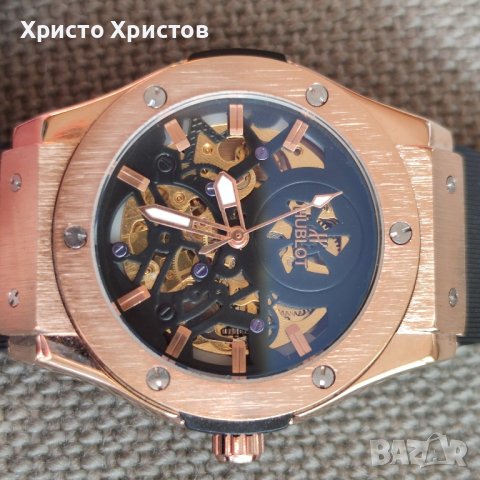 Мъжки луксозен часовник Hublot Big Bang Geneve Vendome Skeleton , снимка 3 - Мъжки - 32515646