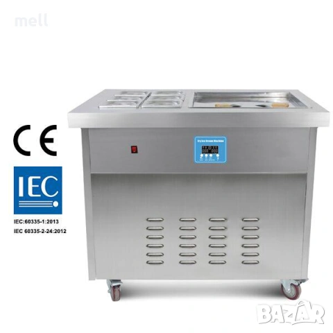 Машина за тайландски сладолед на плоча. Възможен лизинг. , снимка 5 - Други машини и части - 53158116