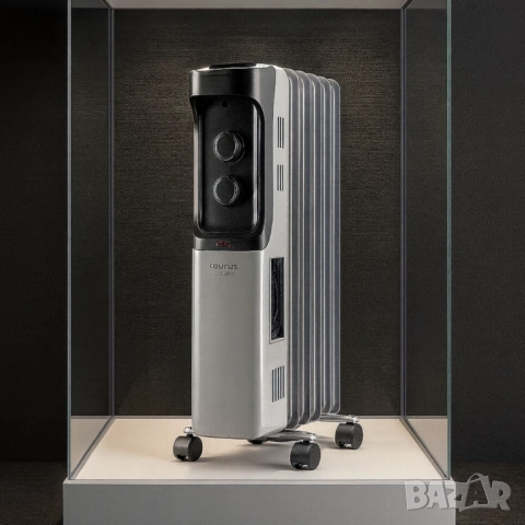 Маслен радиатор с термостат, TAURUS - 1500W -35% отстъпка, снимка 3 - Друга електроника - 52012829