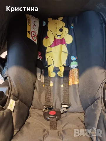 Столче за новородено за в кола "Hauck pooh"!, снимка 5 - Детски колички - 48324658