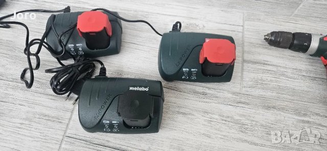 чисто нови зарядно и батерии metabo d-72622