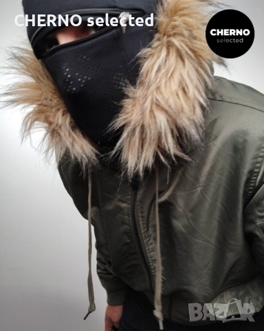 Яке бомбър с качулка HARRINGTON N2B Hooded Bomber Jacket – Размер L•XL – Отлично състояние, снимка 8 - Якета - 52997117