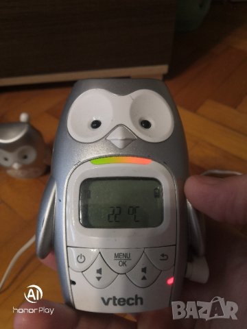 Цифров бебефон Vtech BM2300, температурен датчик и нощна лампа, обхват на действие 300 м, снимка 5 - Друга електроника - 44357811