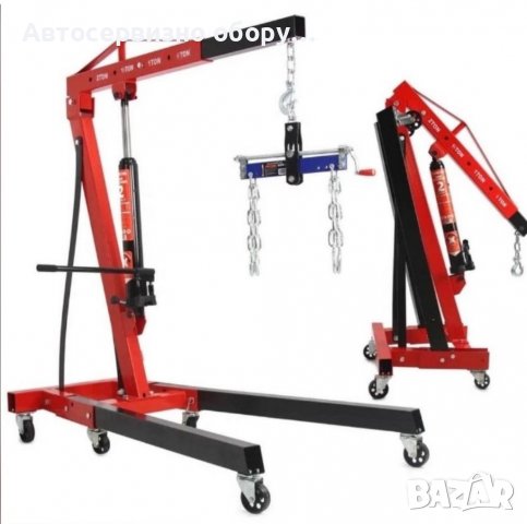 Хидравличен, сгъваем кран за двигатели тип жираф 2 тона Mar-Pol + подарък везна за двигатели🇩🇪🇩🇪, снимка 3 - Други инструменти - 40099530