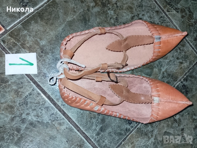 Цървули№34-естествена кожа-нови