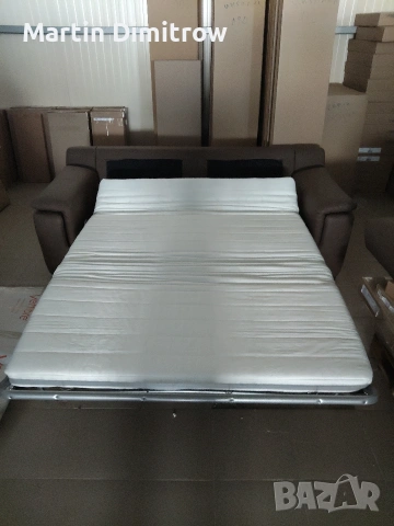 Кожен диван разтегателен , снимка 6 - Дивани и мека мебел - 53607406
